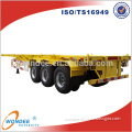 China WONDEE 40T Container Three Wheel Trailer